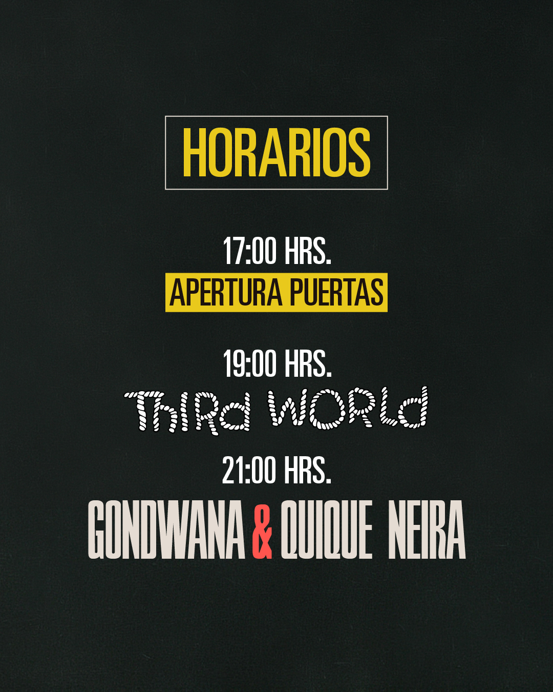 Concurso: Gondwana & Quique Neira se reencuentran
