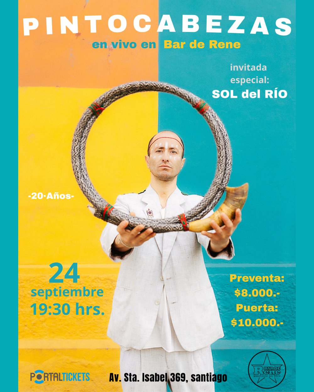 Banda nacional Pintocabezas prepara show especial en Bar de René