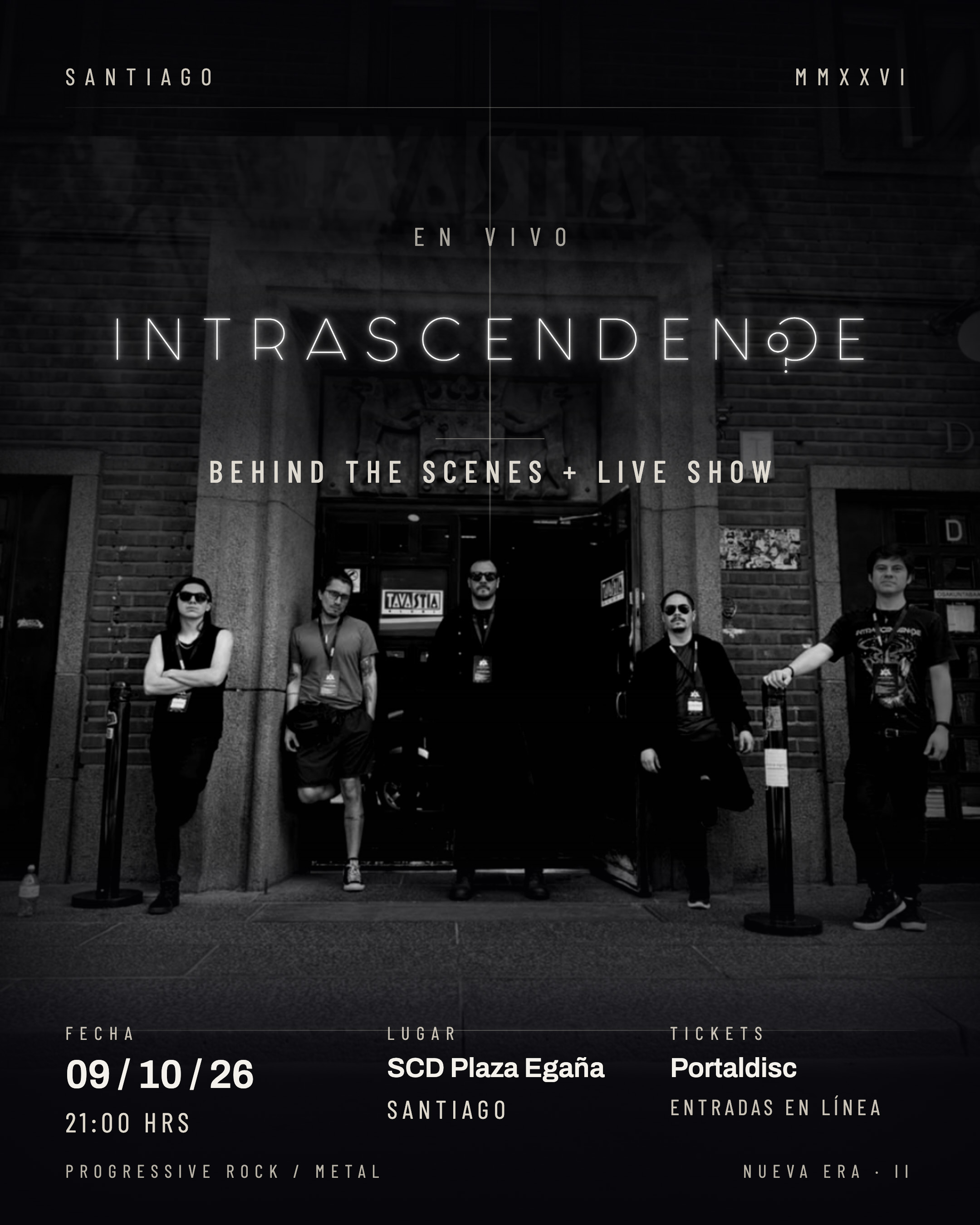 Intrascendence fija fecha de reencuentro con sus seguidores chilenos