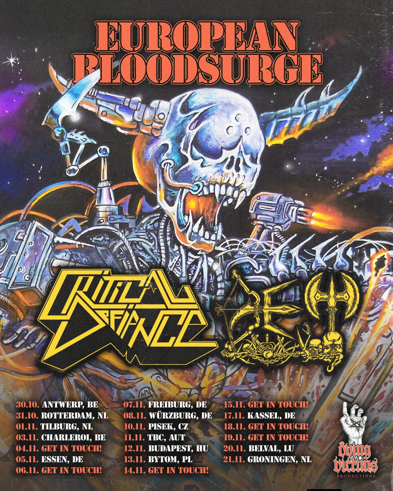 Critical Defiance estrena cuarto álbum y anuncia gira por Europa