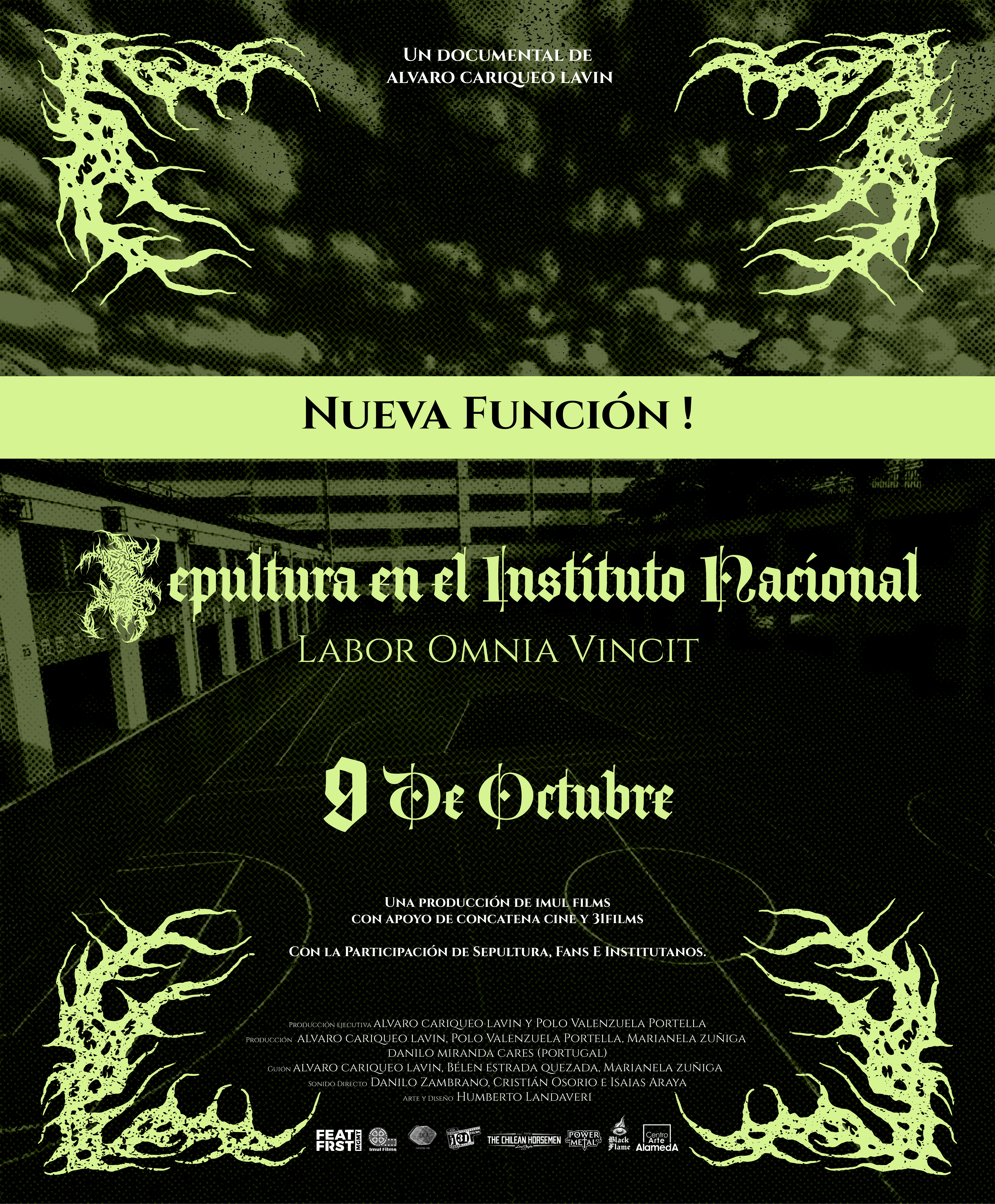 Concurso: No te pierdas el estreno del documental de Sepultura en el Instituto Nacional