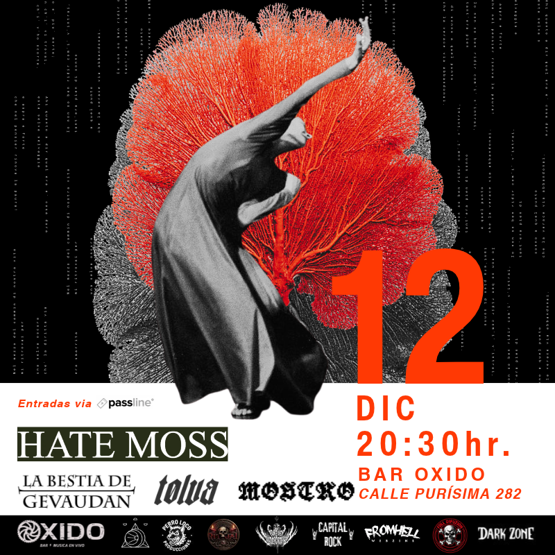 Hate Moss encabezará reunión de post punk, electrónica y post metal en Chile